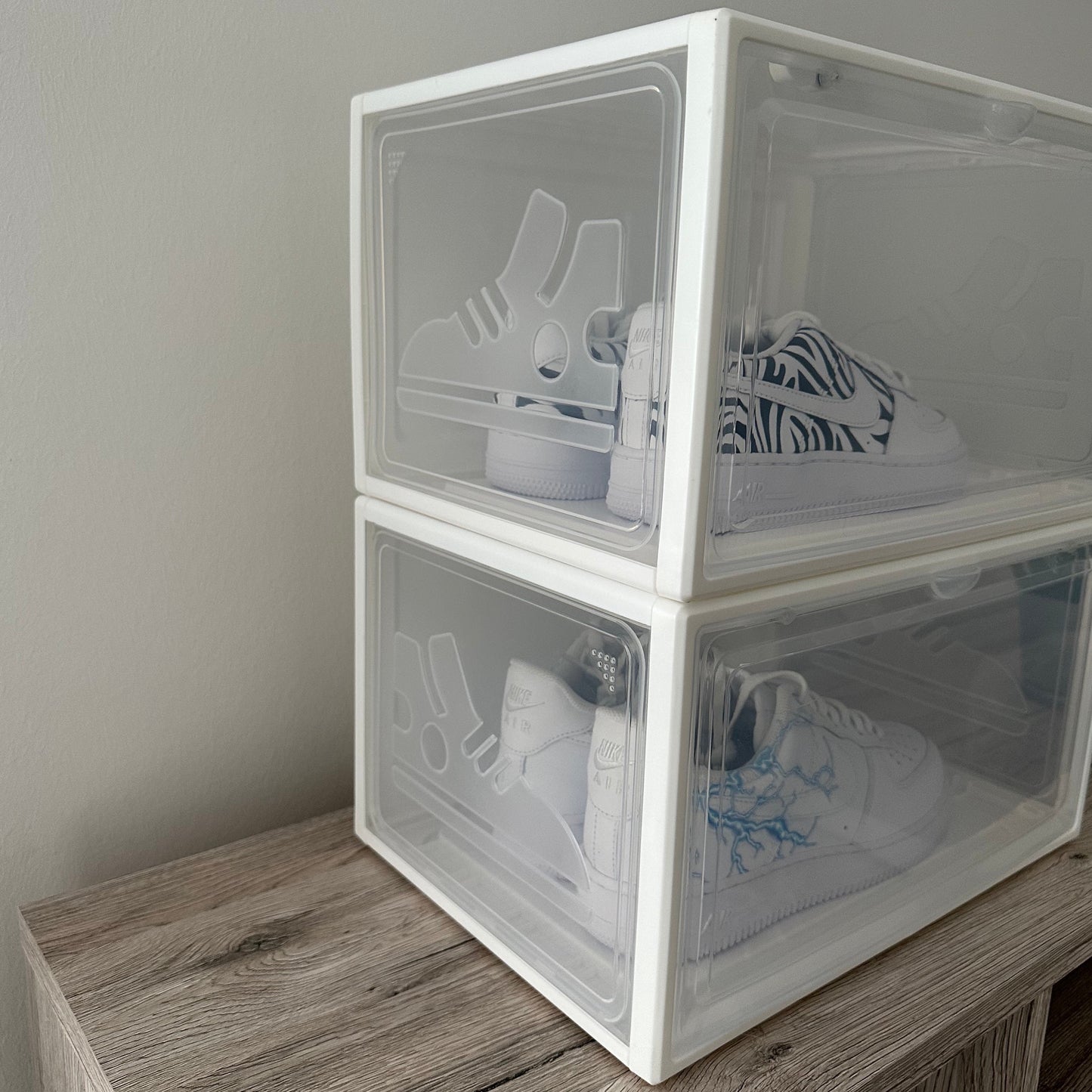 2x SNEAKER STORAGE BOX - NOVEL Aaron Schröer-High Quality Custom Sneaker