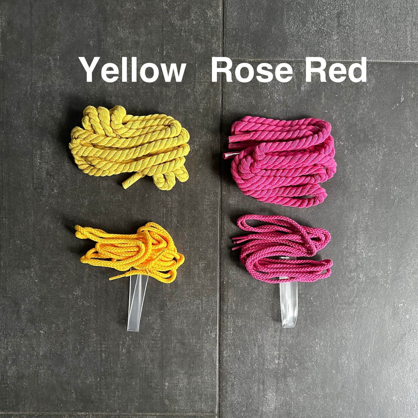 DIY Rope Lace Set for Sneakers (Custom Sneakers like Air Force, Air Jordan, Vans, Dunk)