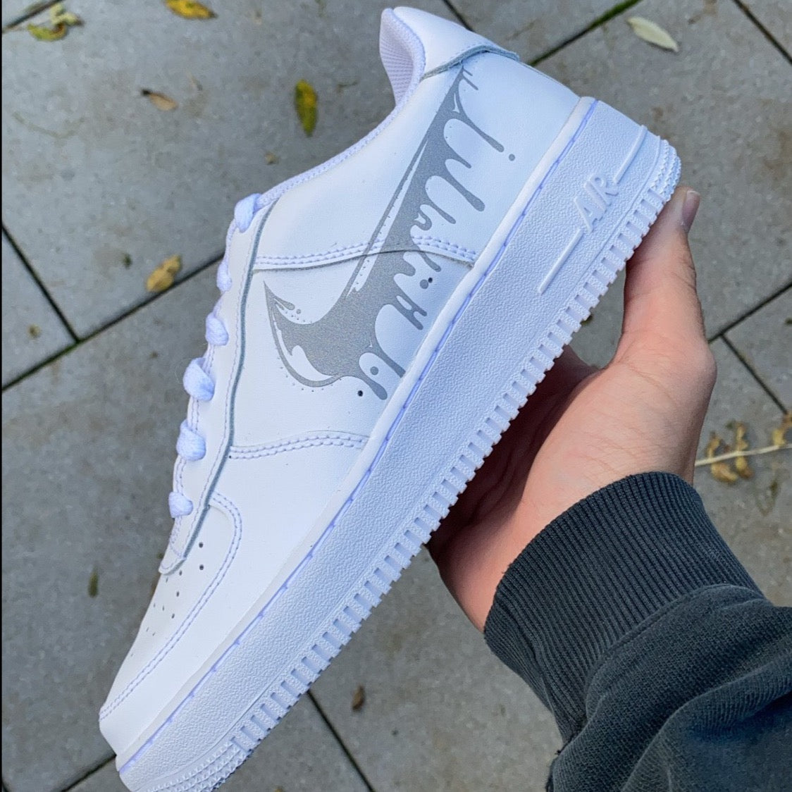 REFLECTIVE DRIP NIKE AIR FORCE 1 - NOVEL Aaron Schröer-High Quality Custom Sneaker