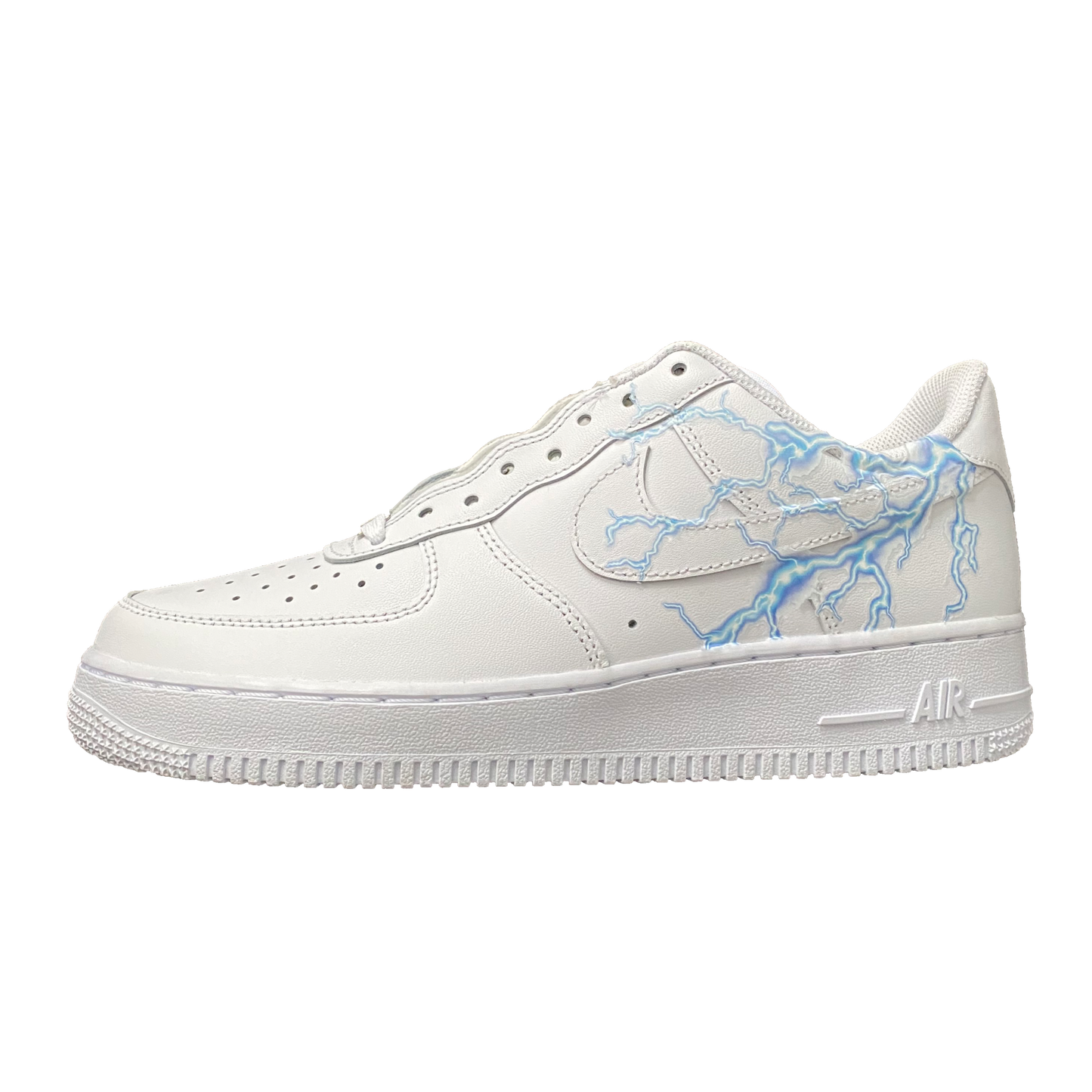 BLUE LIGHTNING NIKE AIR FORCE 1 - NOVEL Aaron Schröer-High Quality Custom Sneaker