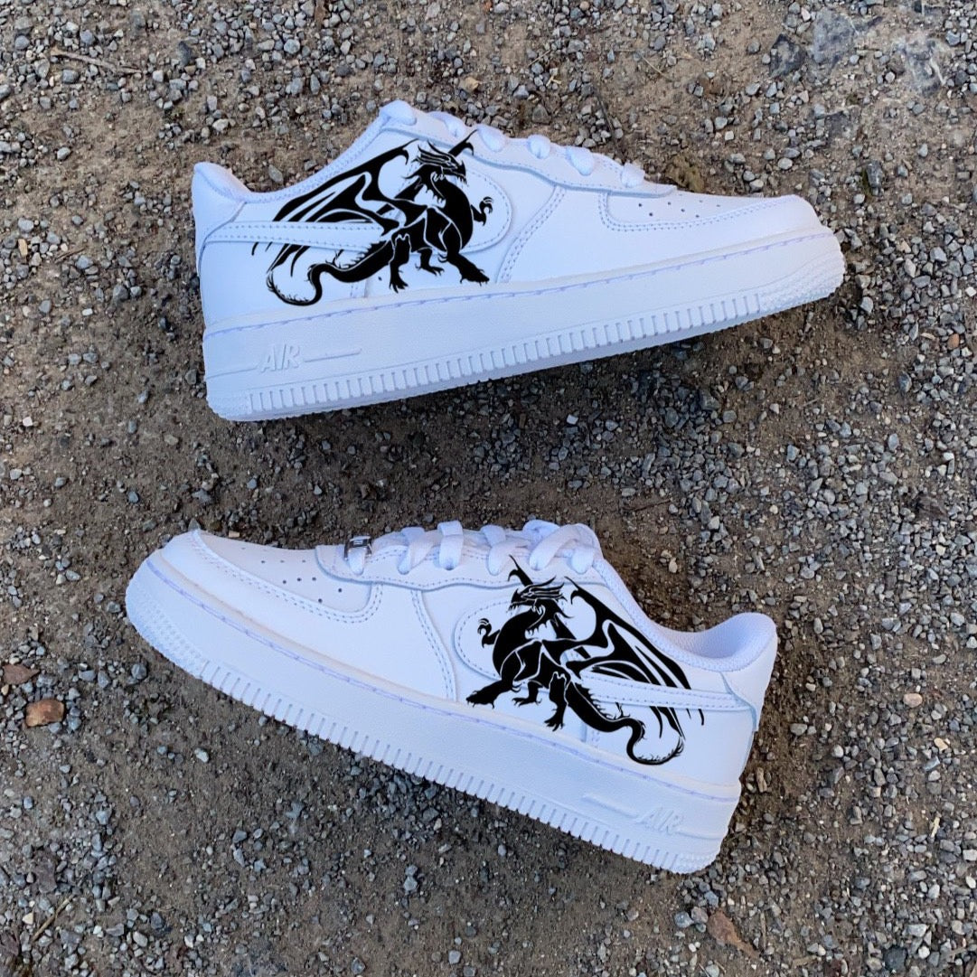 DRAGON NIKE AIR FORCE 1 - NOVEL Aaron Schröer-High Quality Custom Sneaker