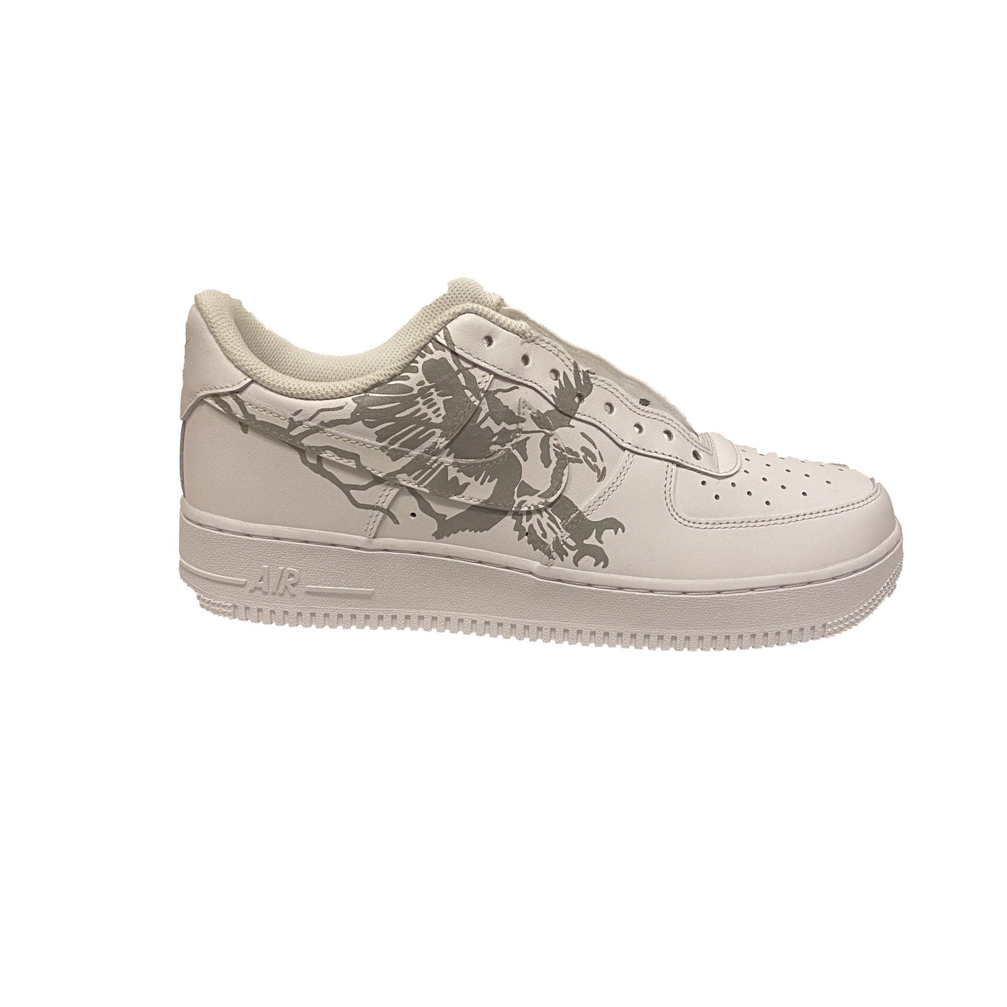 REFLECTIVE EAGLE LIGHTNING NIKE AIR FORCE 1 - NOVEL Aaron Schröer-High Quality Custom Sneaker