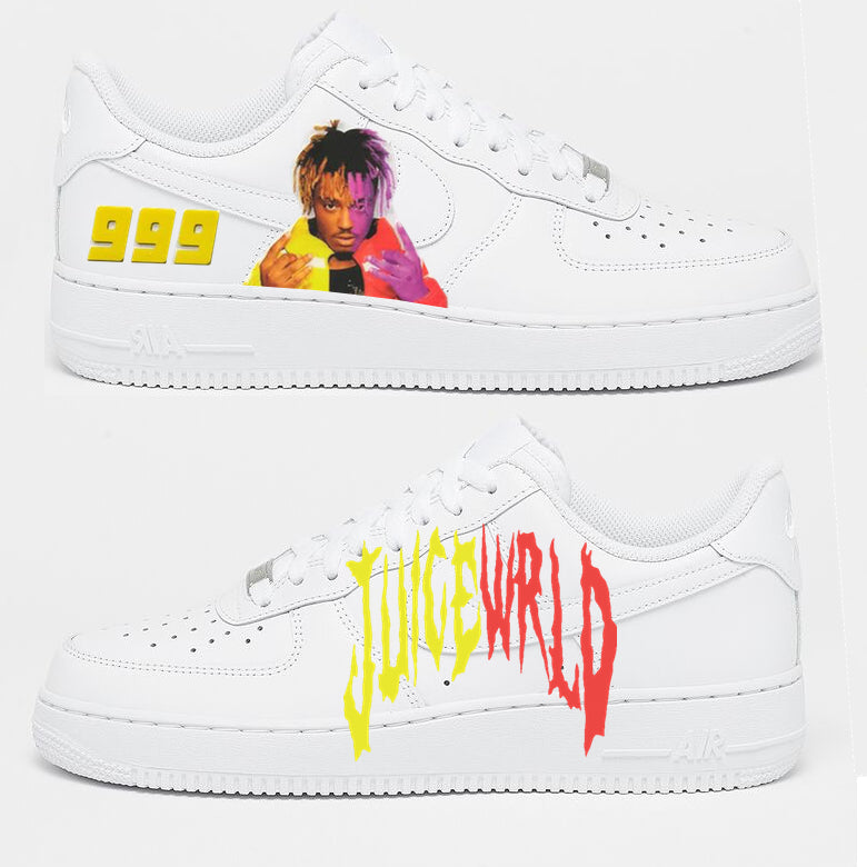JUICE WRLD NIKE AIR FORCE 1 - NOVEL Aaron Schröer-High Quality Custom Sneaker