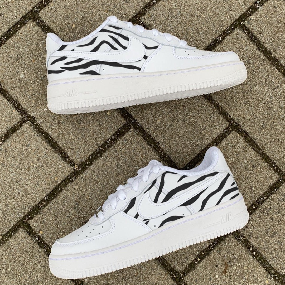 TIGER PATTERN NIKE AIR FORCE 1 - NOVEL Aaron Schröer-High Quality Custom Sneaker