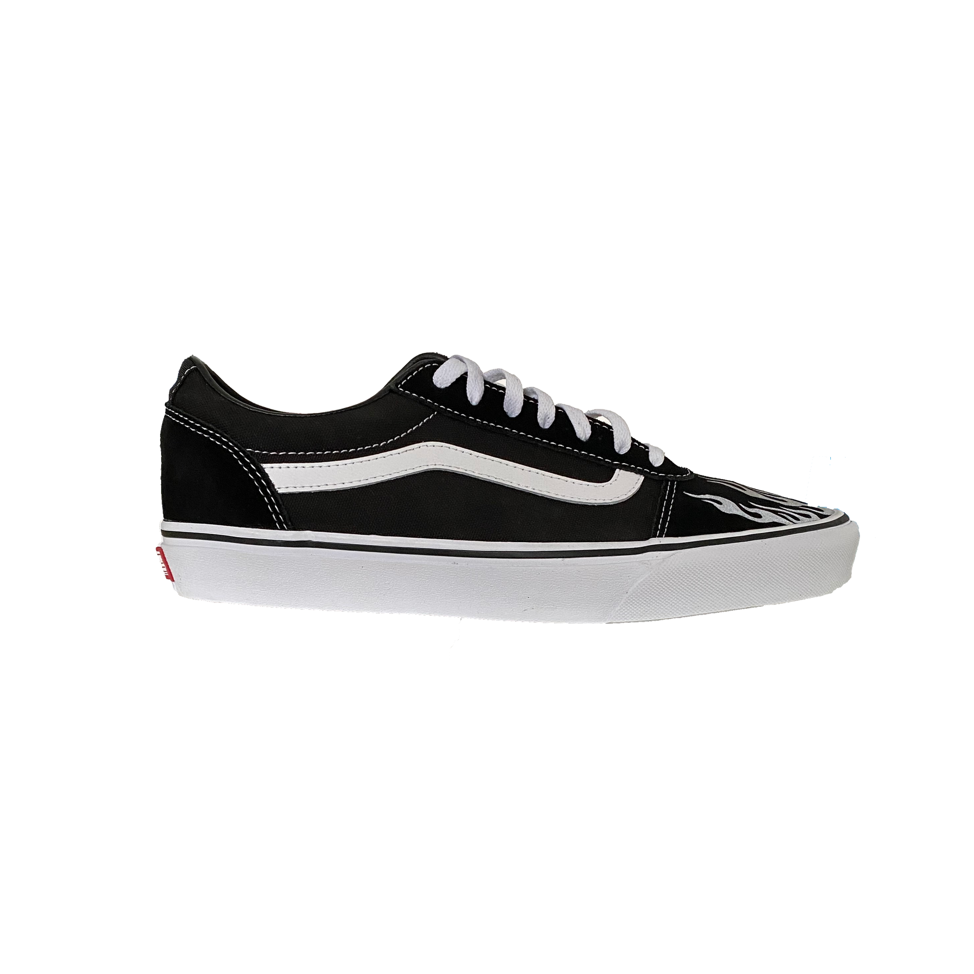 REFLECTIVE FLAME VANS OLD SKOOL - NOVEL Aaron Schröer-High Quality Custom Sneaker