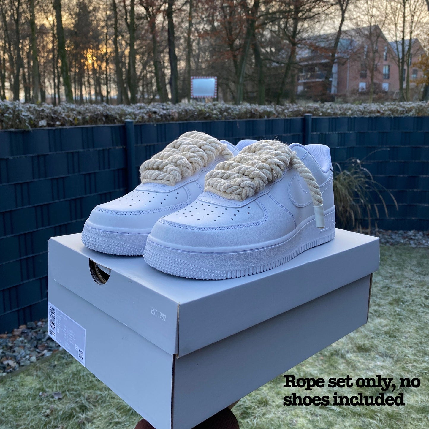 DIY Rope Lace Set for Sneakers (Custom Sneakers like Air Force, Air Jordan, Vans, Dunk)