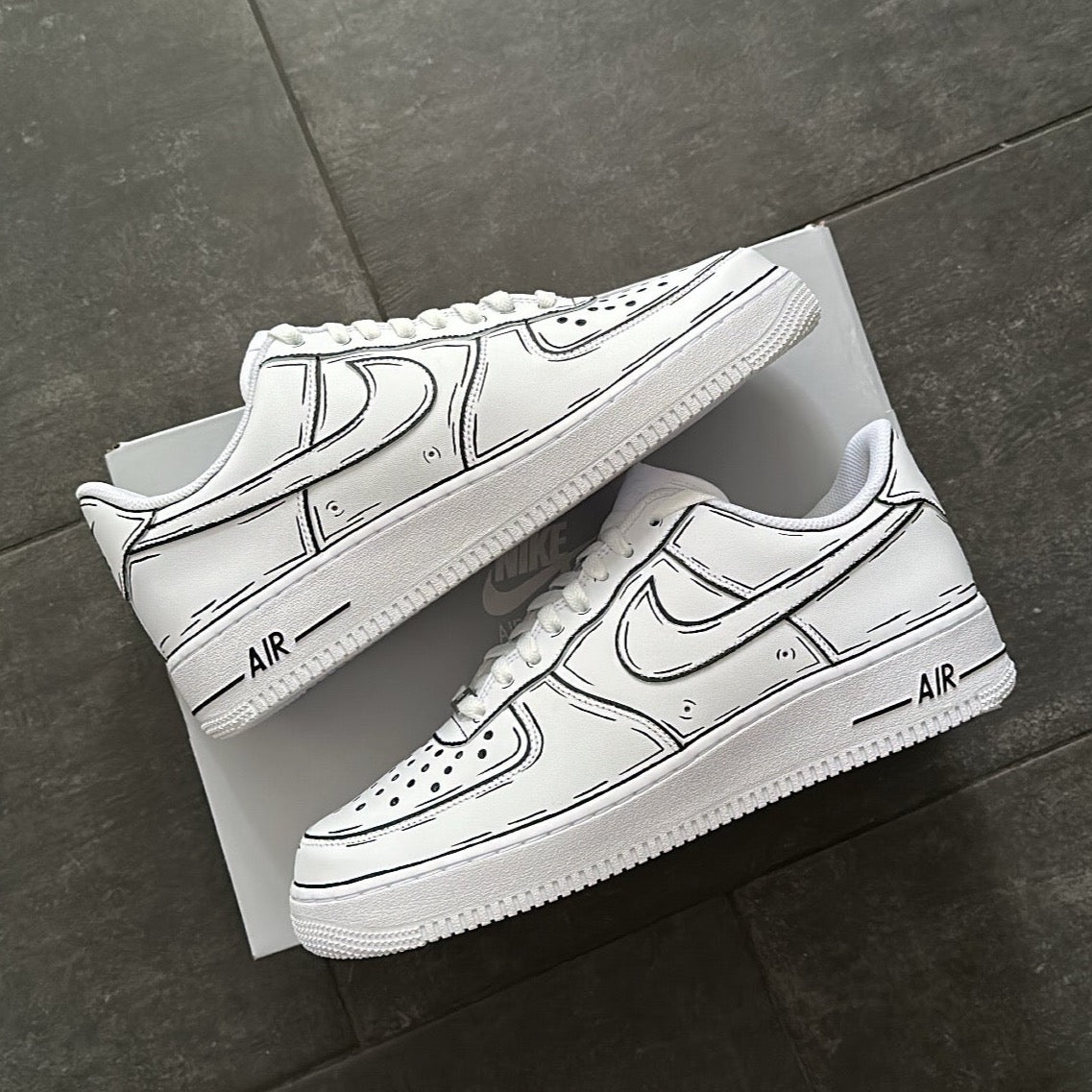 CARTOON DESIGN NIKE AIR FORCE 1 – NOVEL Aaron Schröer