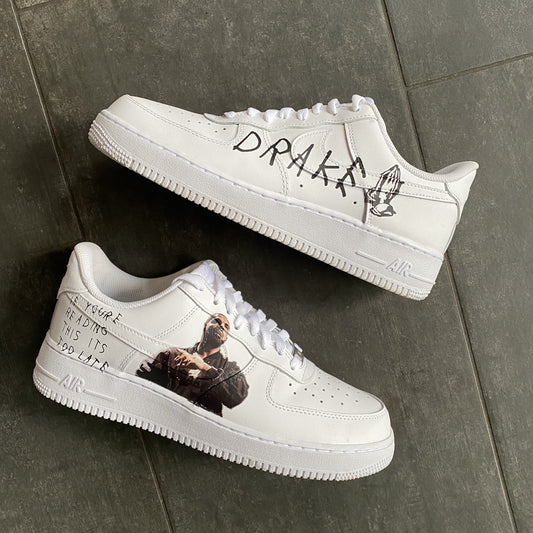 DRAKE DESIGN NIKE AIR FORCE 1 - NOVEL Aaron Schröer-High Quality Custom Sneaker