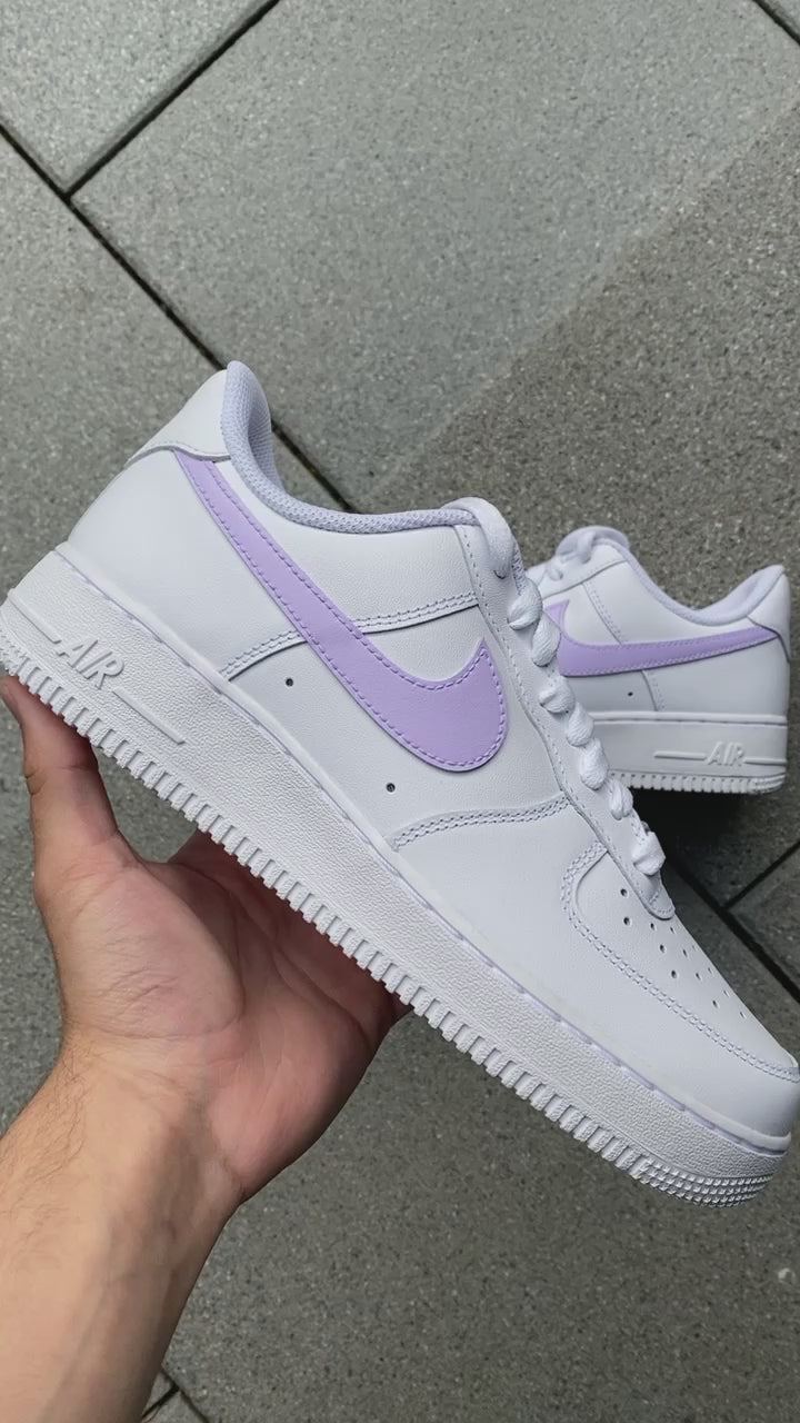 PURPLE PASTEL NIKE AIR FORCE 1 NOVEL Aaron Schroer