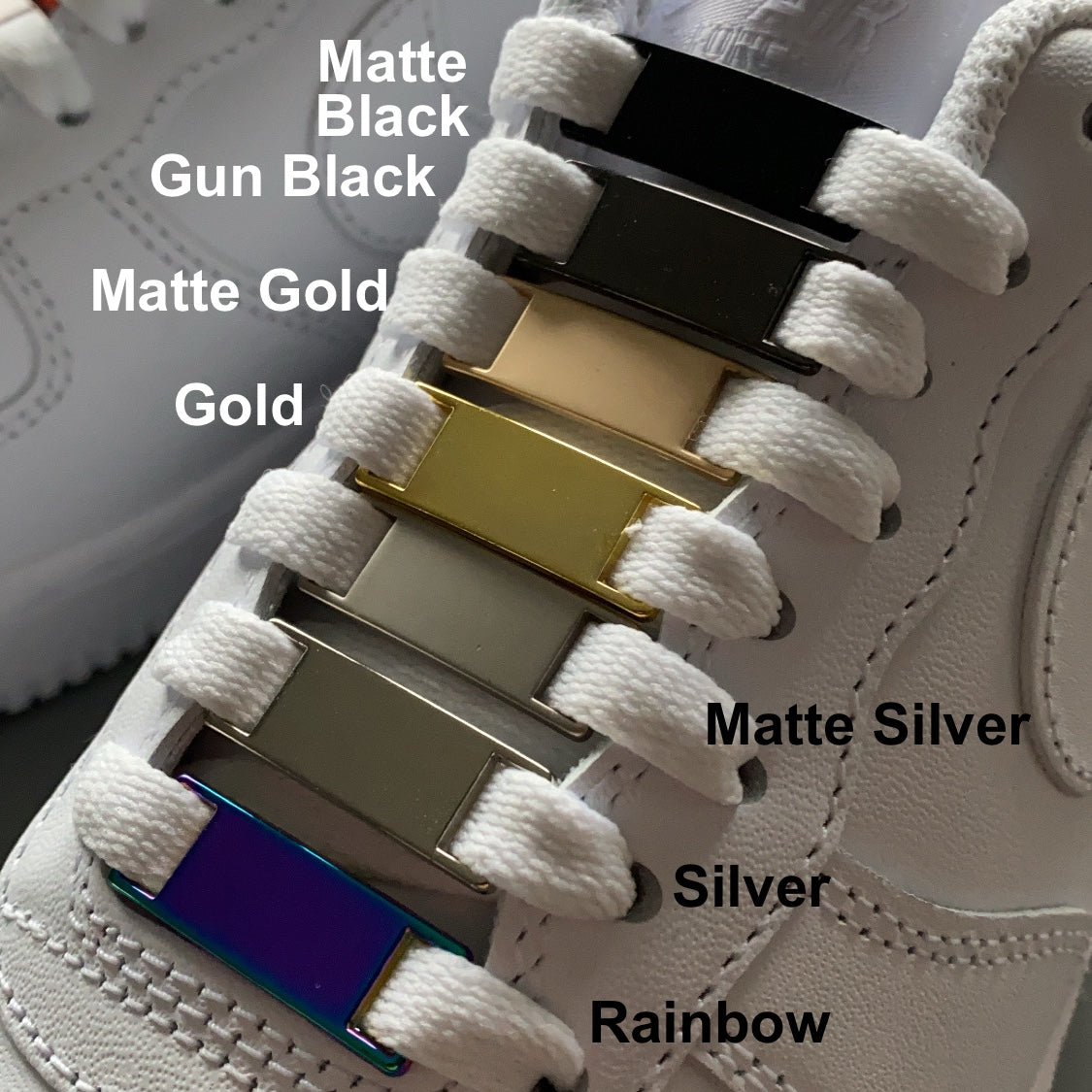BLANK METAL LACE TAGS - NOVEL Aaron Schröer-High Quality Custom Sneaker