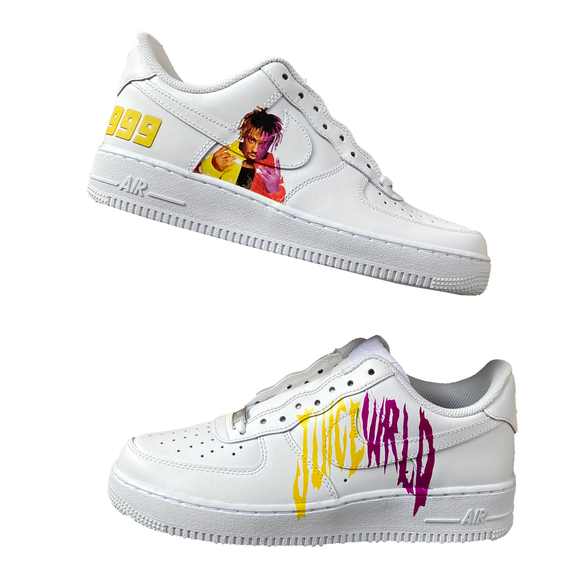 JUICE WRLD NIKE AIR FORCE 1 - NOVEL Aaron Schröer-High Quality Custom Sneaker