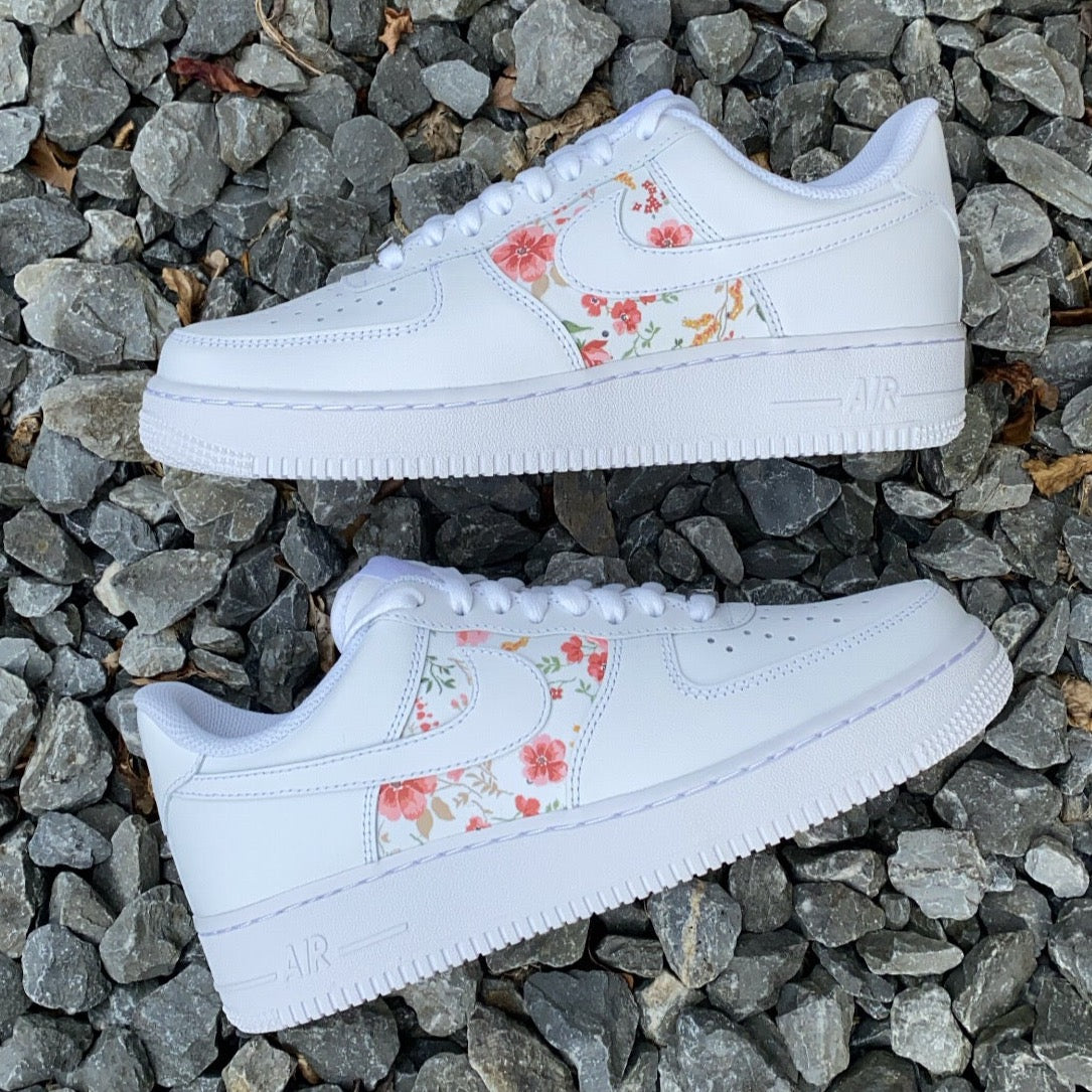 FLOWER PATTERN NIKE AIR FORCE 1 - NOVEL Aaron Schröer-High Quality Custom Sneaker