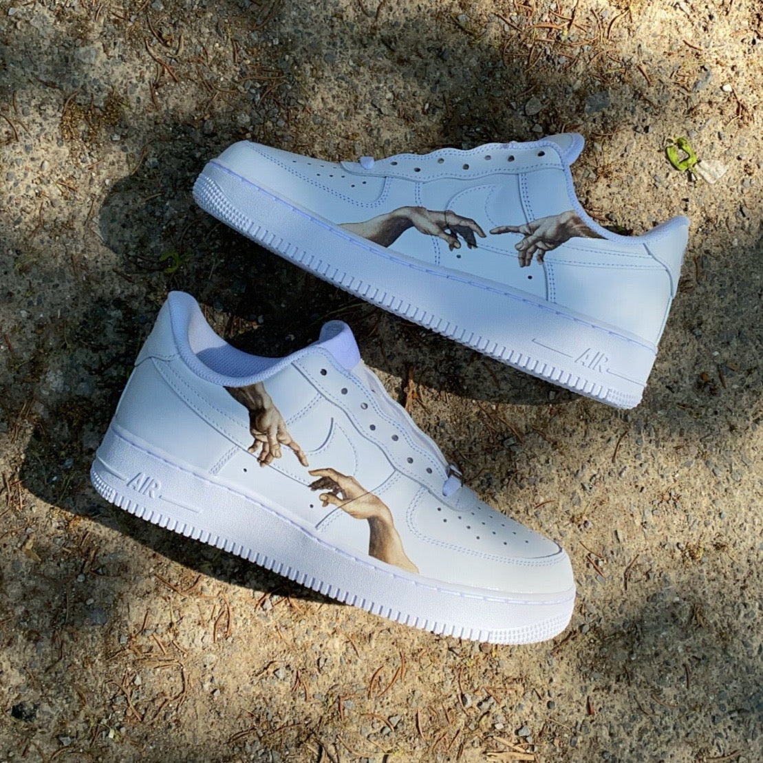 HANDS NIKE AIR FORCE 1 - NOVEL Aaron Schröer-High Quality Custom Sneaker