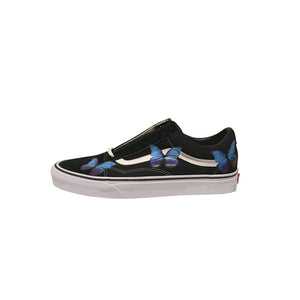 VANS with "BLUE BUTTERFLY PRINT DESIGN" - NOVEL Aaron Schröer-High Quality Custom Sneaker