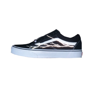 REFLECTIVE LIGHTNING VANS OLD SKOOL