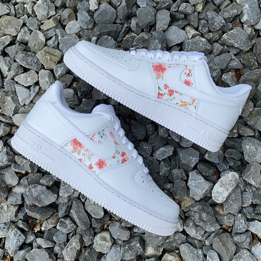 FLOWER PATTERN NIKE AIR FORCE 1 - NOVEL Aaron Schröer-High Quality Custom Sneaker