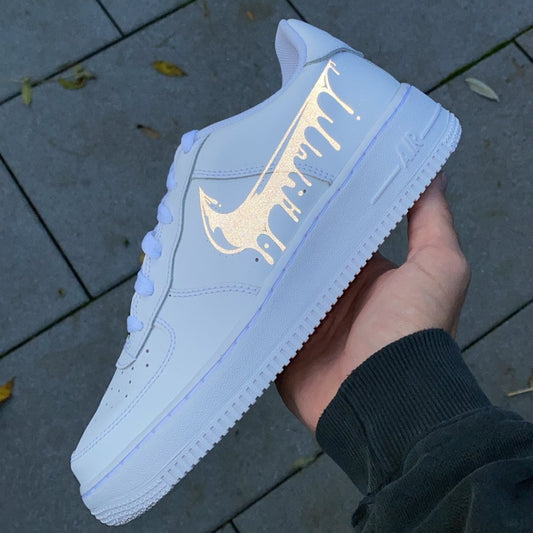 REFLECTIVE DRIP NIKE AIR FORCE 1 - NOVEL Aaron Schröer-High Quality Custom Sneaker