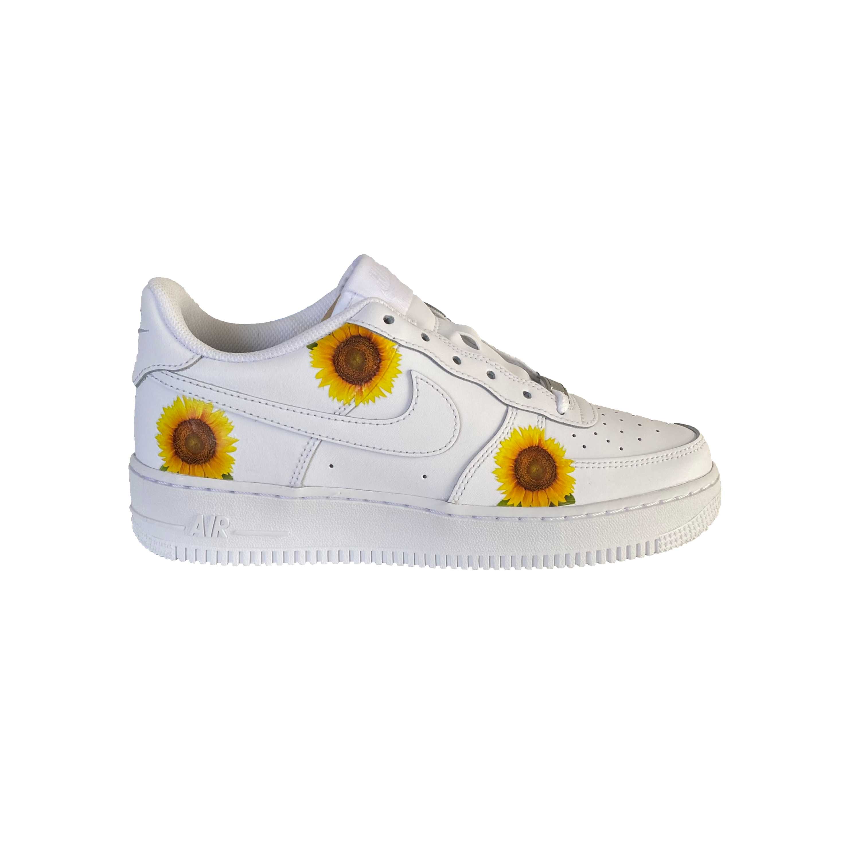Custom sunflower nikes sales