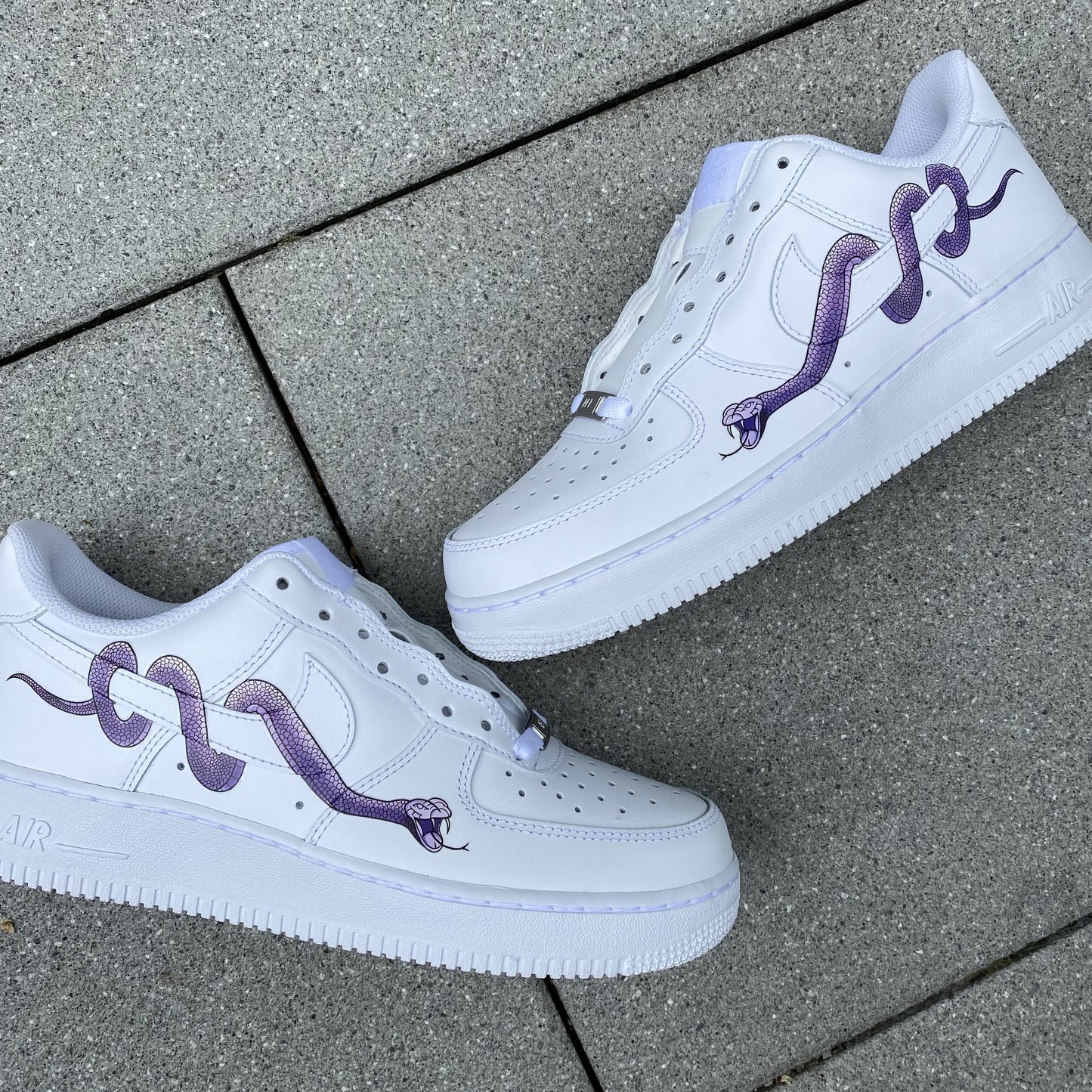 SNAKE NIKE AIR FORCE 1 - NOVEL Aaron Schröer-High Quality Custom Sneaker