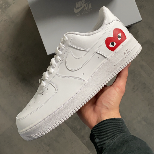 HEART DESIGN NIKE AIR FORCE 1 - NOVEL Aaron Schröer-High Quality Custom Sneaker