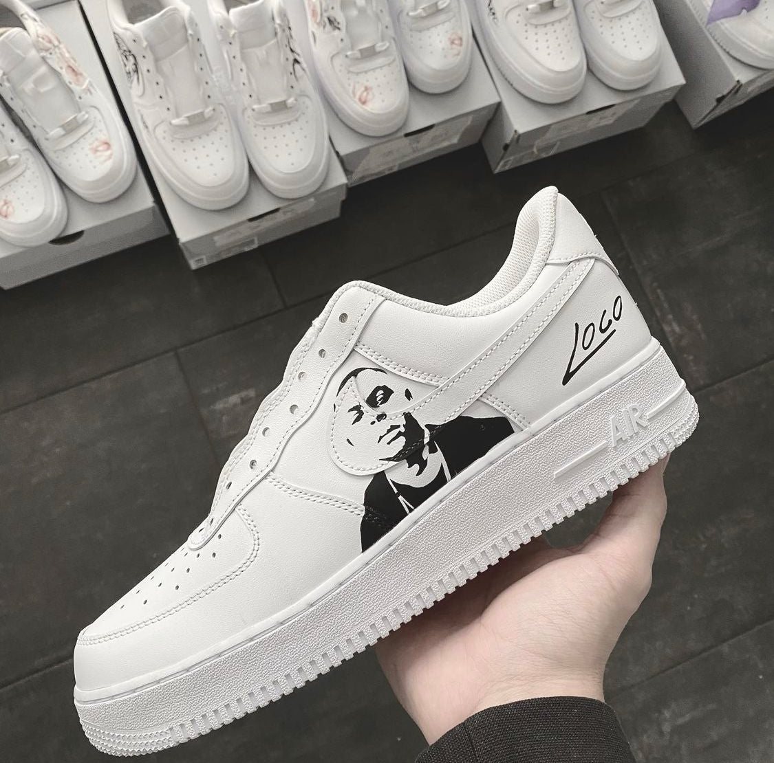 LUCIANO DESIGN NIKE AIR FORCE 1 - NOVEL Aaron Schröer-High Quality Custom Sneaker