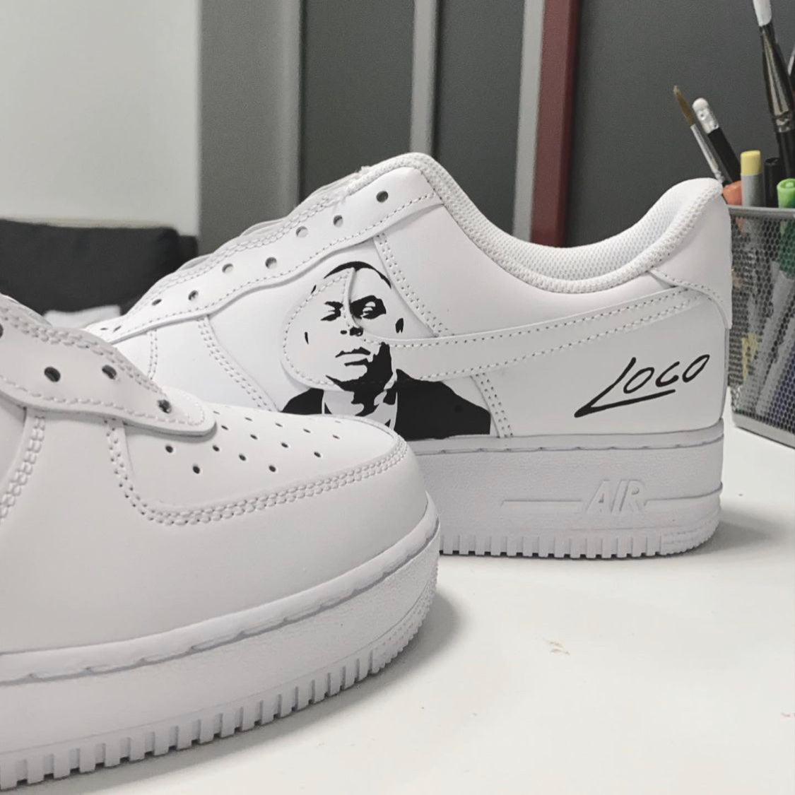 LUCIANO DESIGN NIKE AIR FORCE 1 - NOVEL Aaron Schröer-High Quality Custom Sneaker