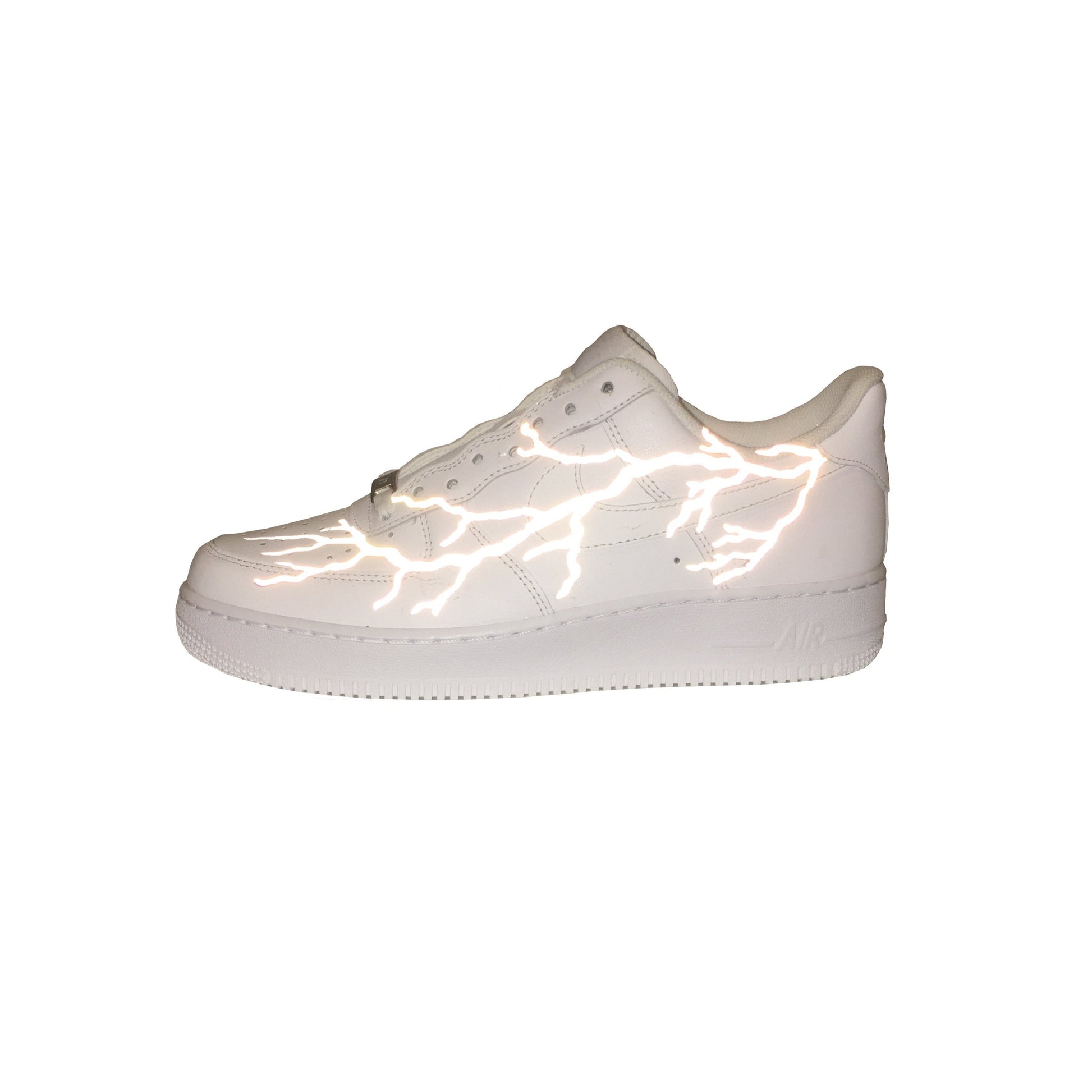 REFLECTIVE LIGHTNING AIR FORCE 1 - NOVEL Aaron Schröer-High Quality Custom Sneaker