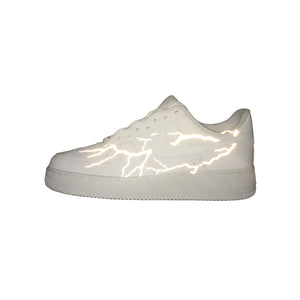 REFLECTIVE LIGHTNING NIKE AIR FORCE 1 (MODEL 2) - NOVEL Aaron Schröer-High Quality Custom Sneaker