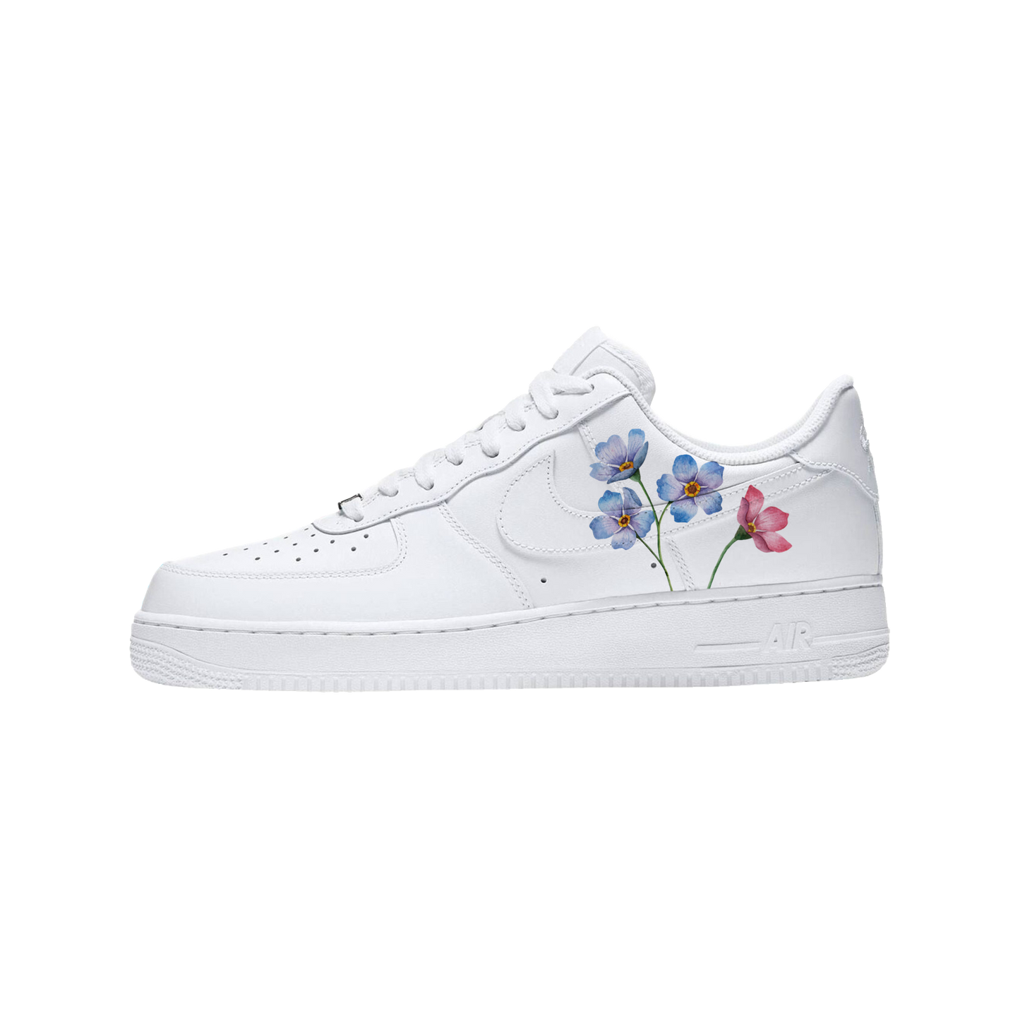 SMALL FLOWERS NIKE AIR FORCE 1 - NOVEL Aaron Schröer-High Quality Custom Sneaker