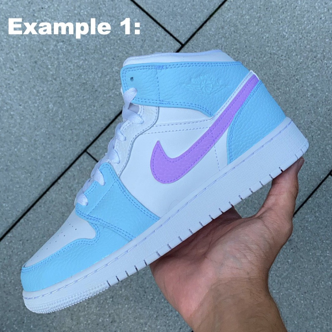 CREATE YOUR OWN (NIKE Air Jordan 1 Mid) - NOVEL Aaron Schröer-High Quality Custom Sneaker