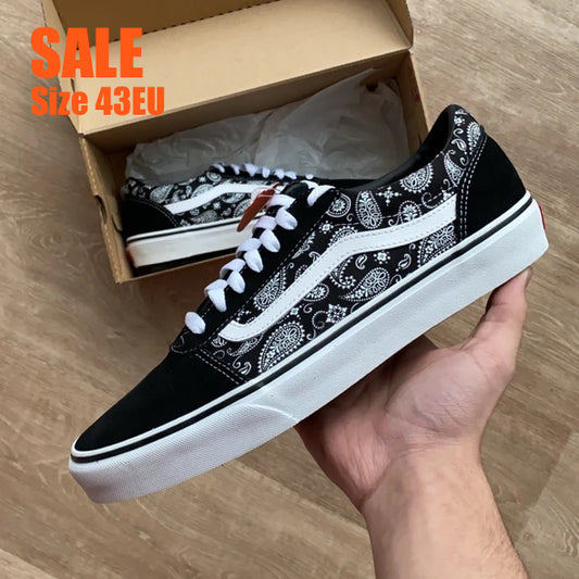 SALE PAISLEY VANS - NOVEL Aaron Schröer-High Quality Custom Sneaker