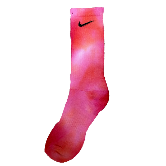 UNIQUE RED TIE DYE NIKE SOCKS - NOVEL Aaron Schröer-High Quality Custom Sneaker