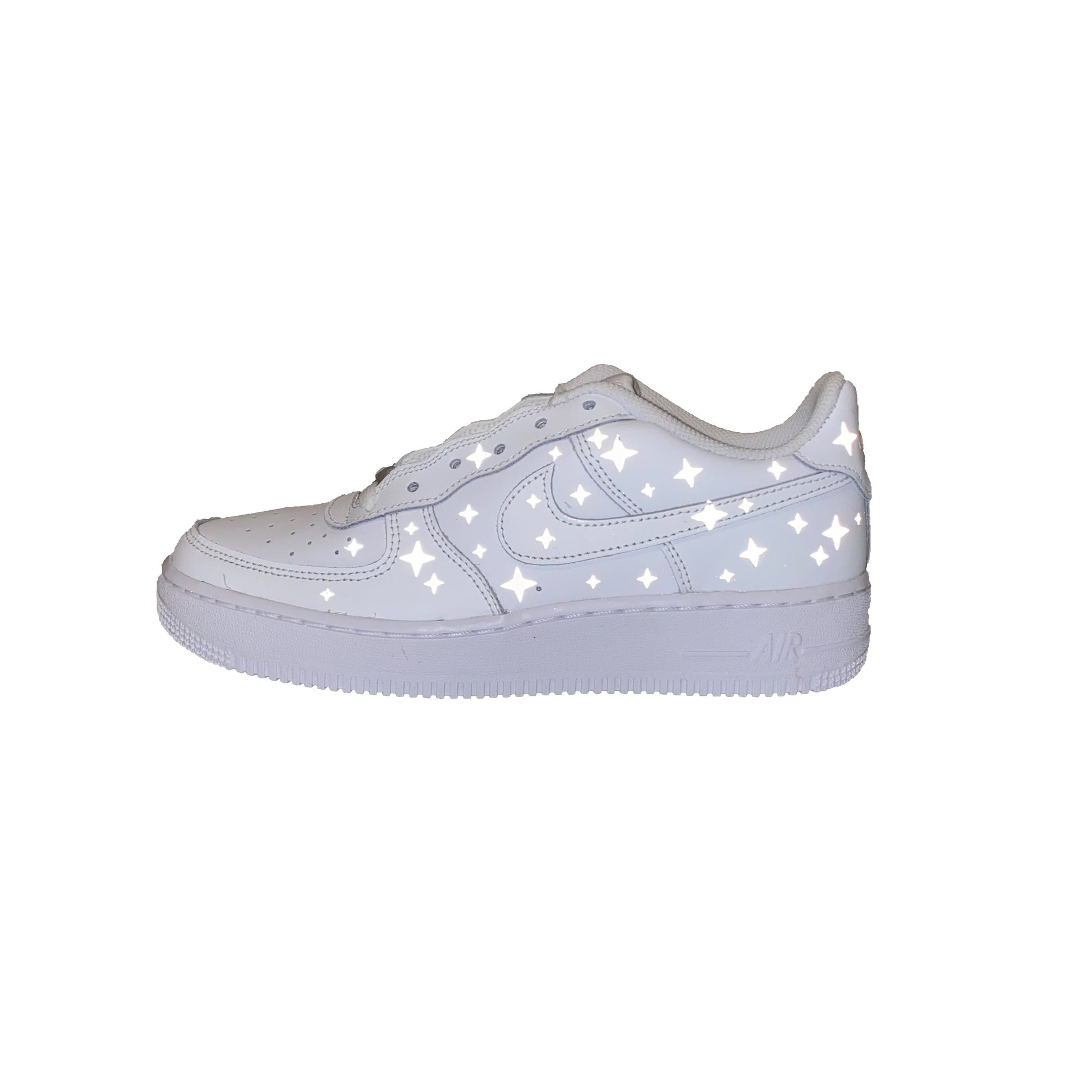 REFLECTIVE STARS NIKE AIR FORCE 1 - NOVEL Aaron Schröer-High Quality Custom Sneaker