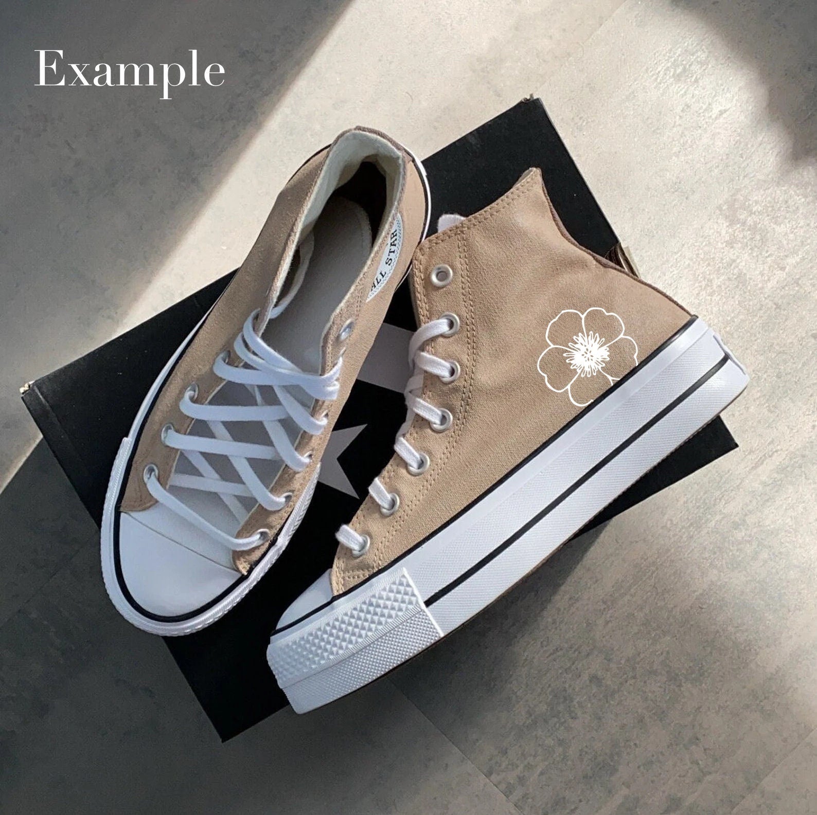 Brown platform converse low top Clearance